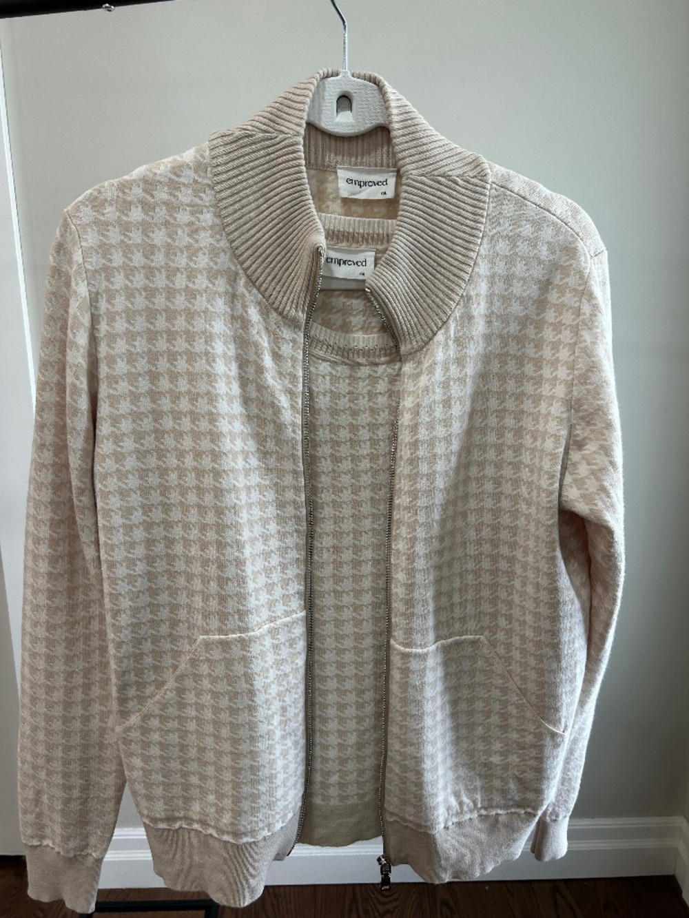 Improved Houndstooth Sweater Set